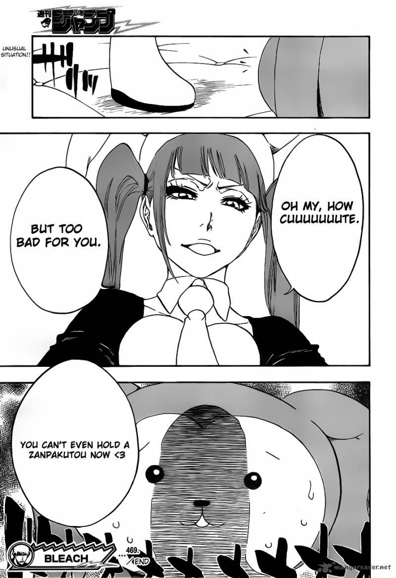Bleach manga, chapter 469, page 20 of 20