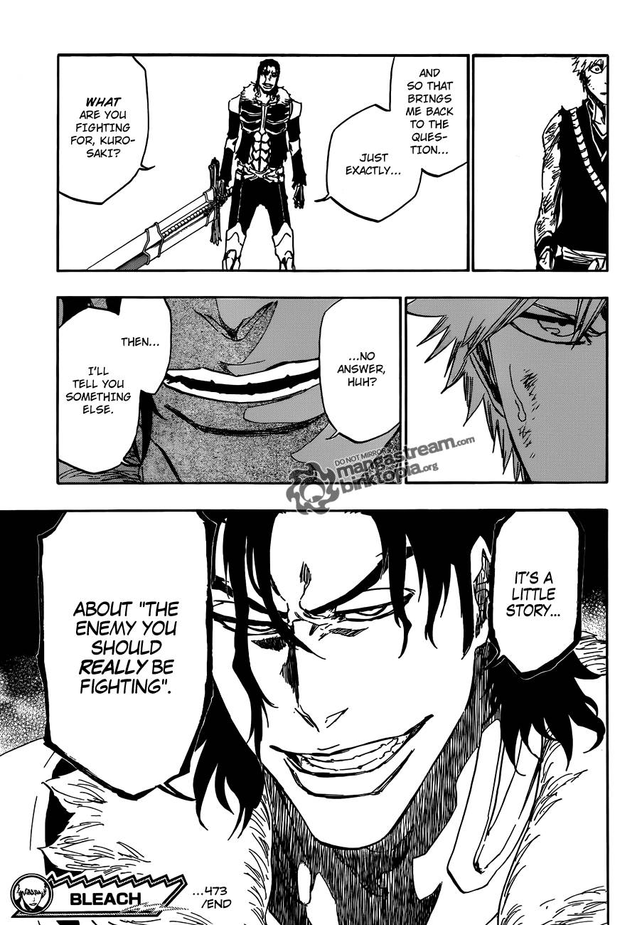 Bleach Chapter 473 page 20 - Chapter 473 : Enemies in the Dark