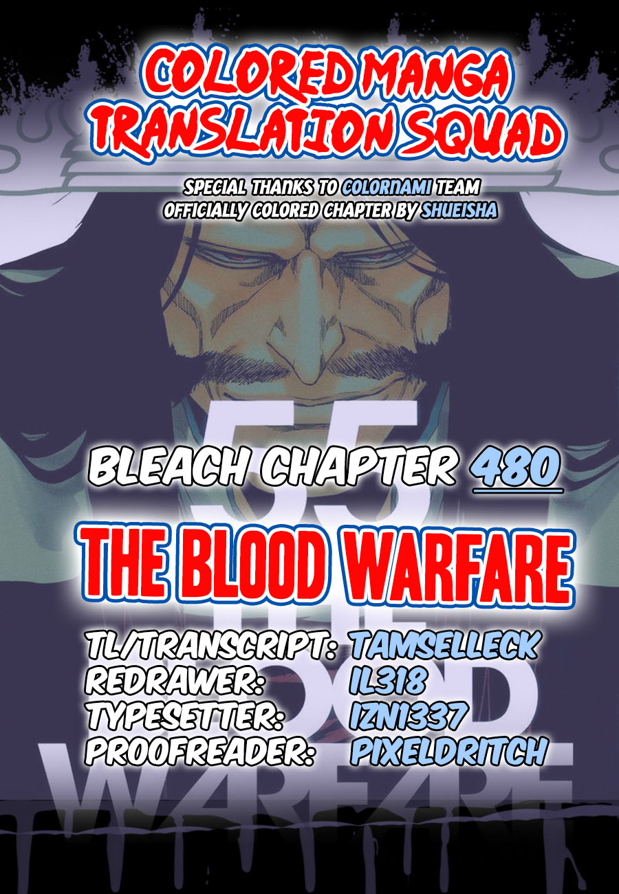 Bleach manga, chapter 480, page 1 of 24