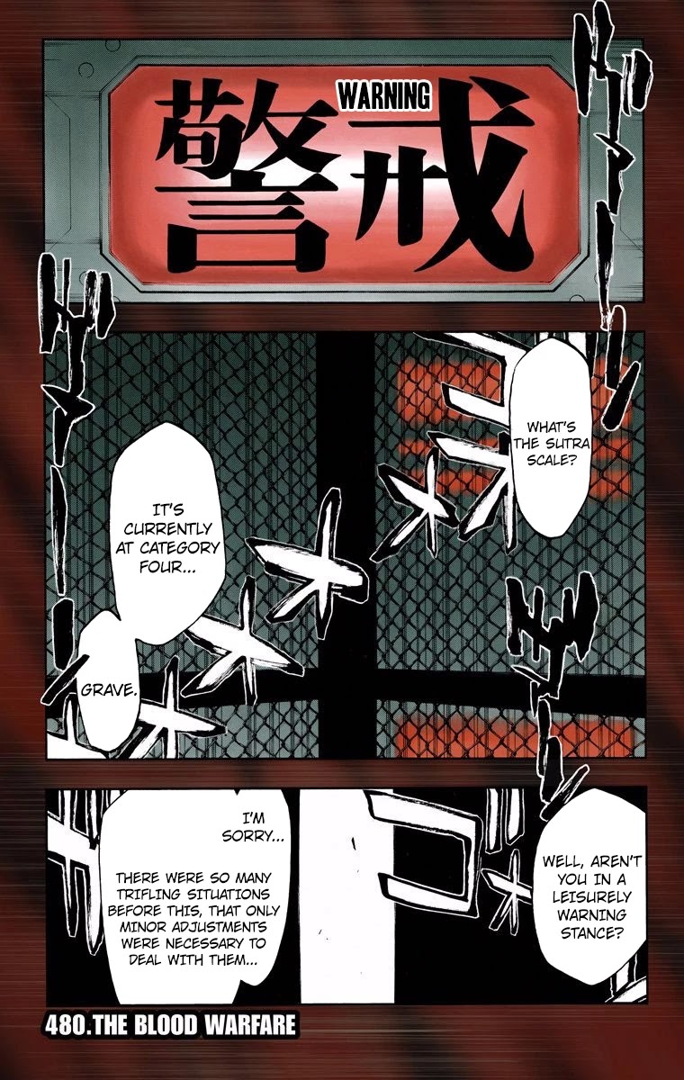 Bleach manga, chapter 480, page 4 of 24