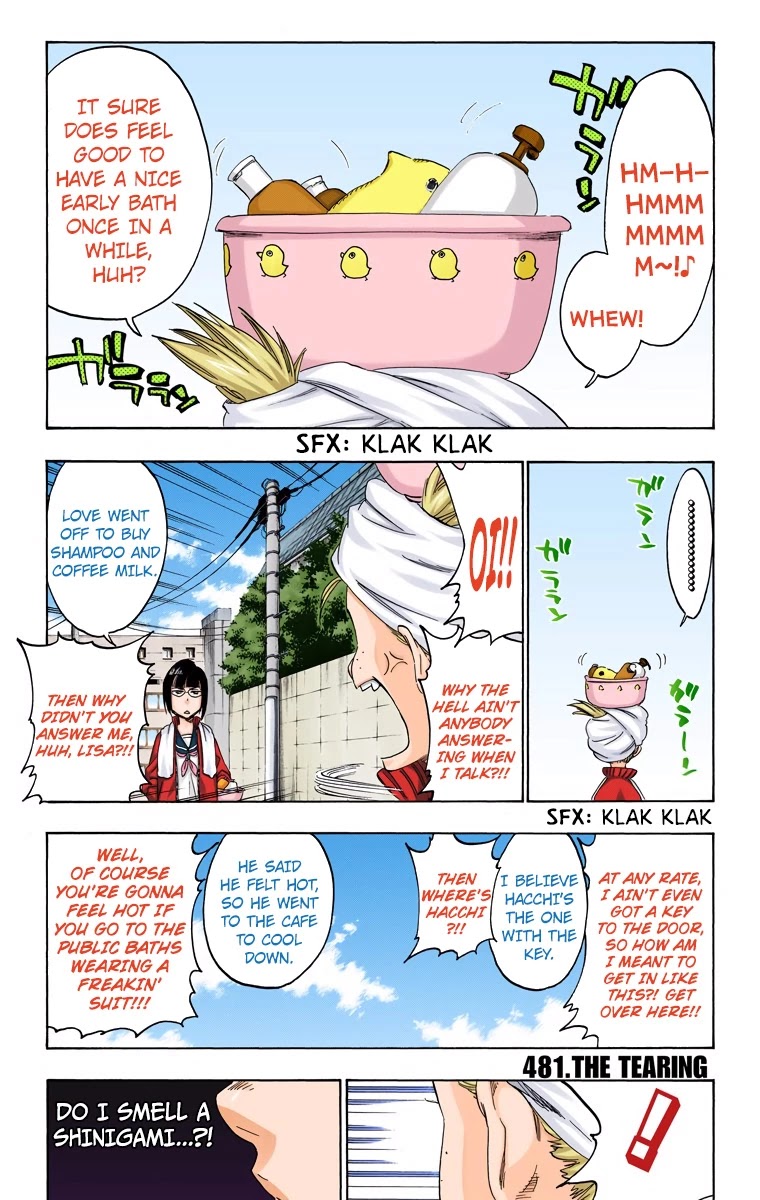 Bleach manga, chapter 481, page 3 of 19