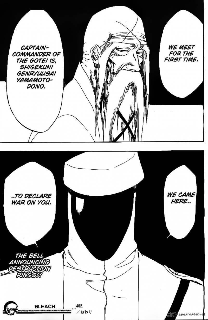 Bleach Chapter 482 page 17 - Chapter 482 : Bad Recognition