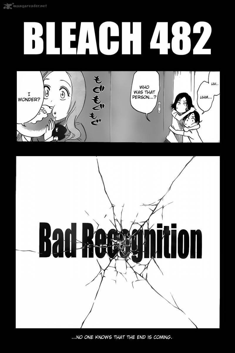 Bleach Chapter 482 page 4 - Chapter 482 : Bad Recognition