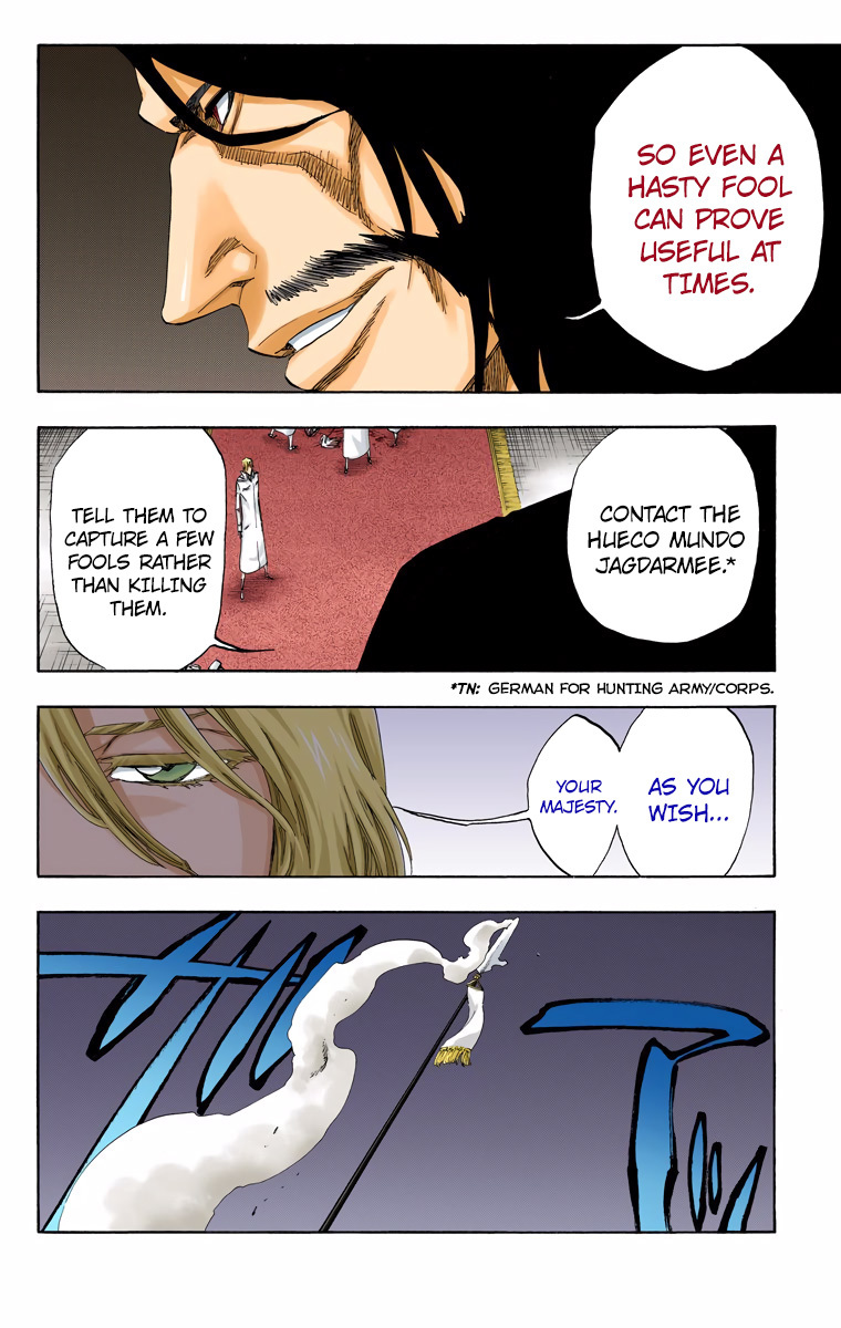 Bleach manga, chapter 486, page 18 of 20