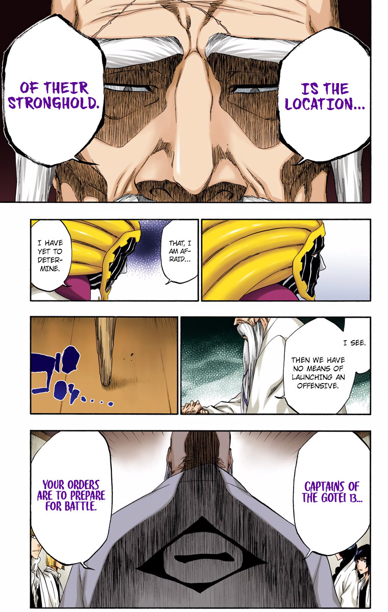 Bleach manga, chapter 488, page 15 of 20