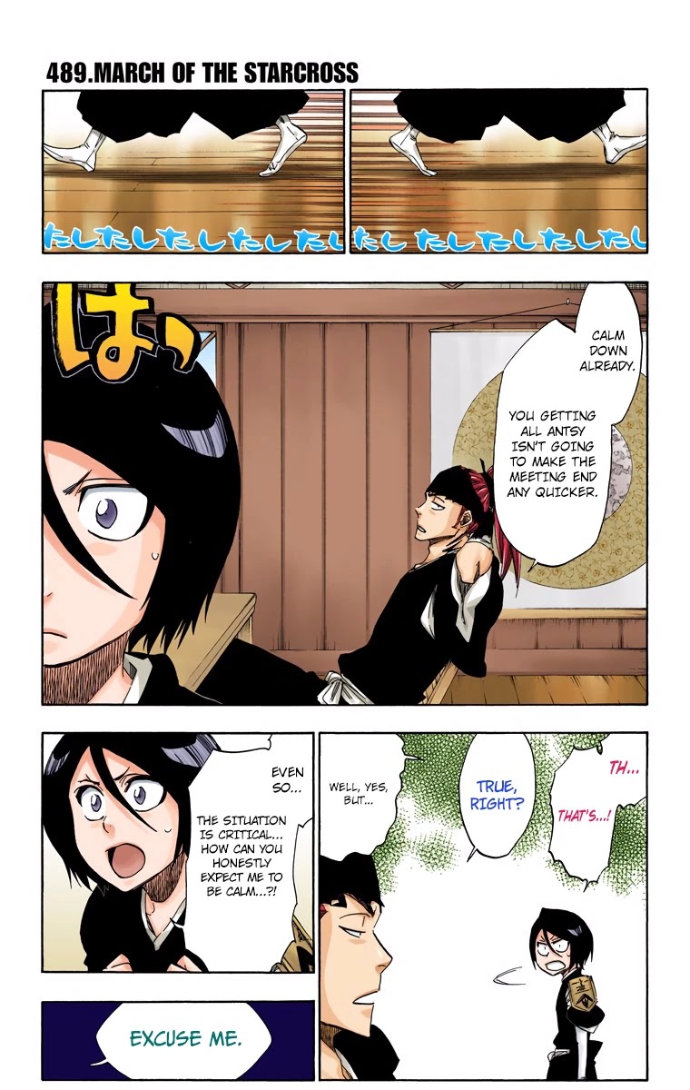 Bleach manga, chapter 489, page 3 of 23