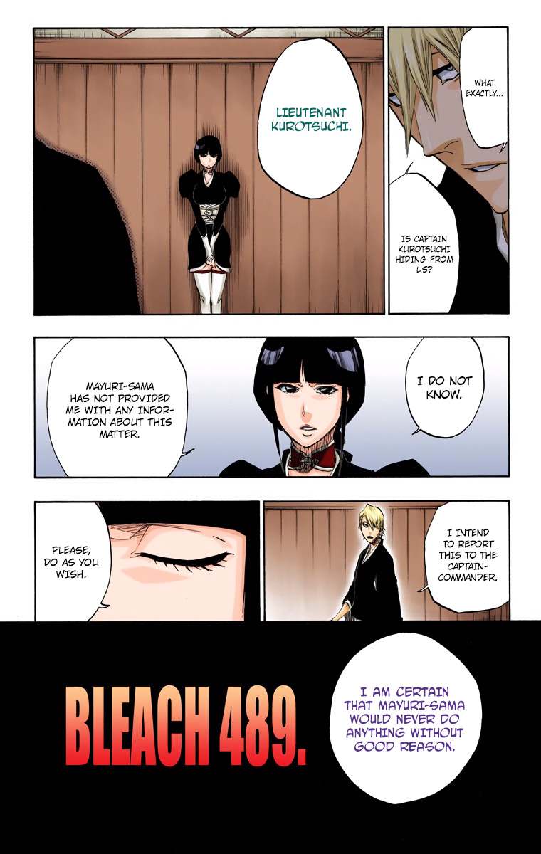 Bleach manga, chapter 489, page 7 of 23