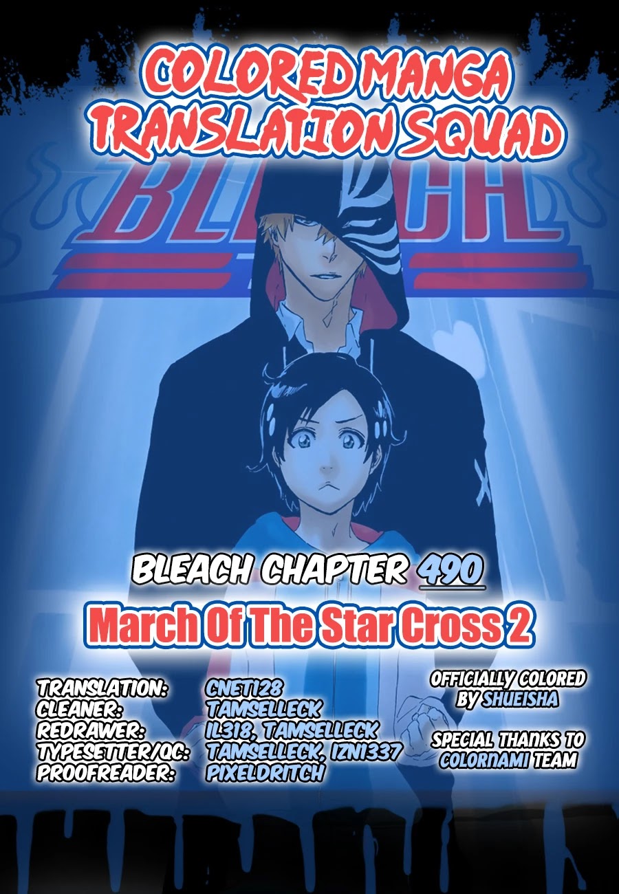 Bleach Chapter 490 page 1 - Chapter 490: March of the Star Cross 2