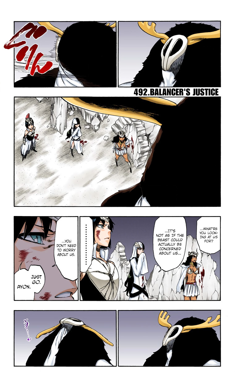 Bleach manga, chapter 492, page 2 of 18
