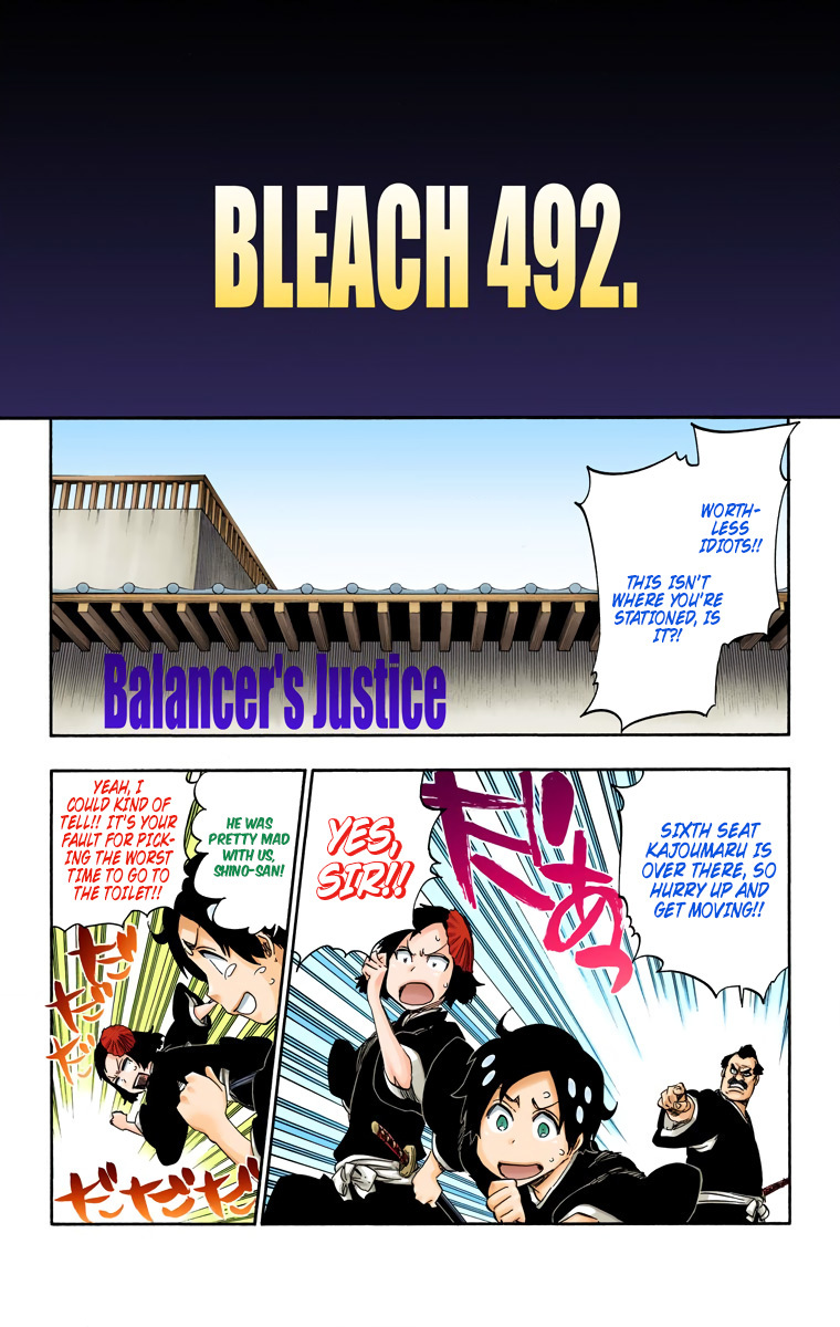 Bleach manga, chapter 492, page 7 of 18