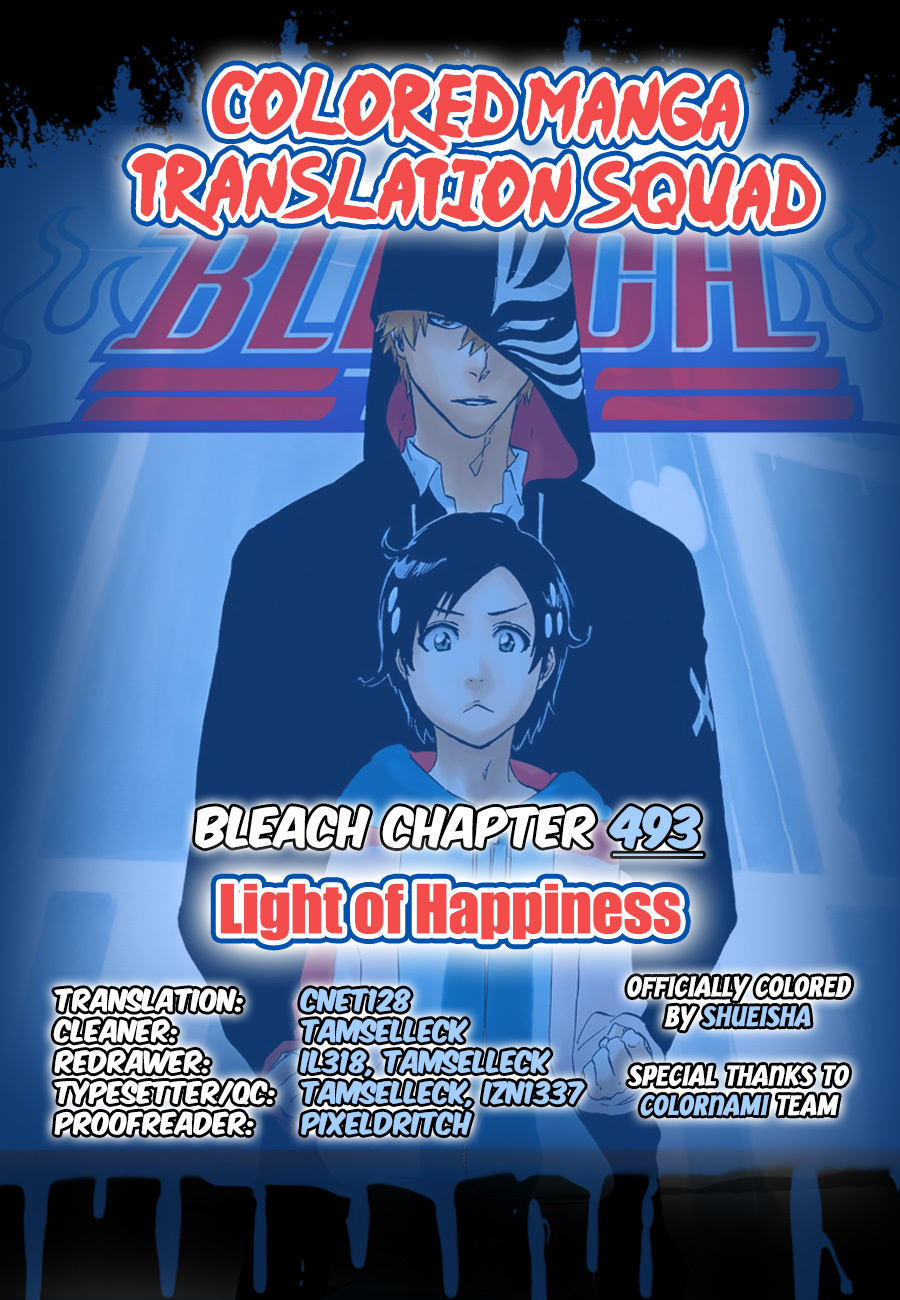 Bleach Chapter 493 page 1 - Chapter 493 : Light of Happiness