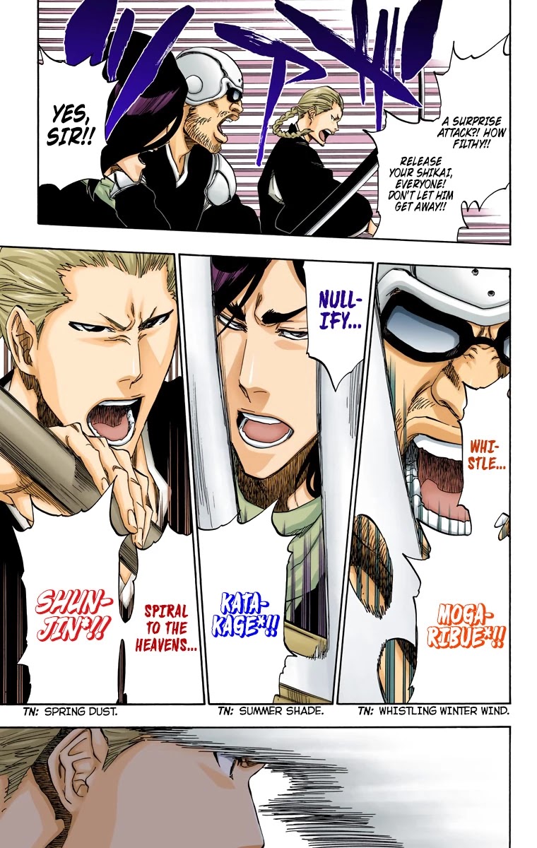 Bleach manga, chapter 494, page 15 of 20