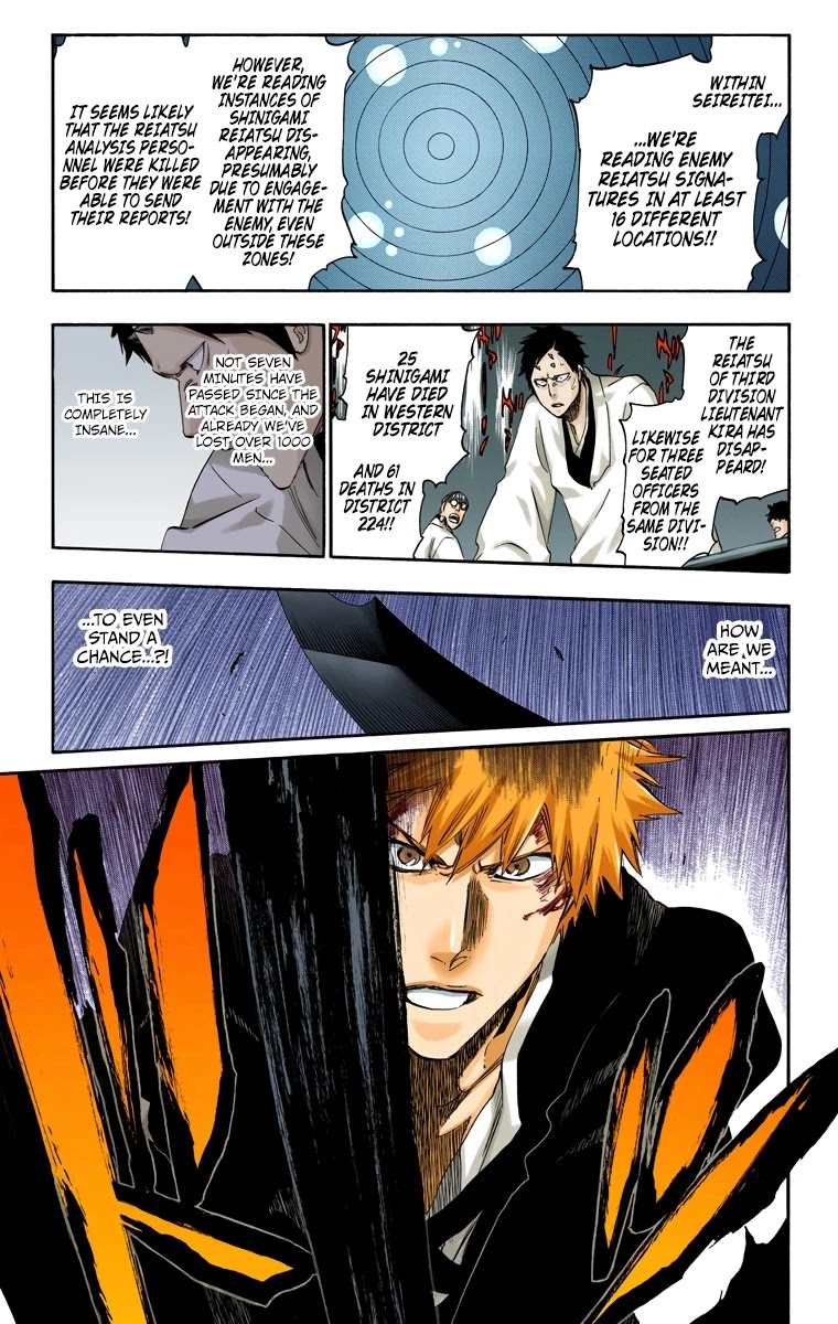 Bleach manga, chapter 494, page 19 of 20