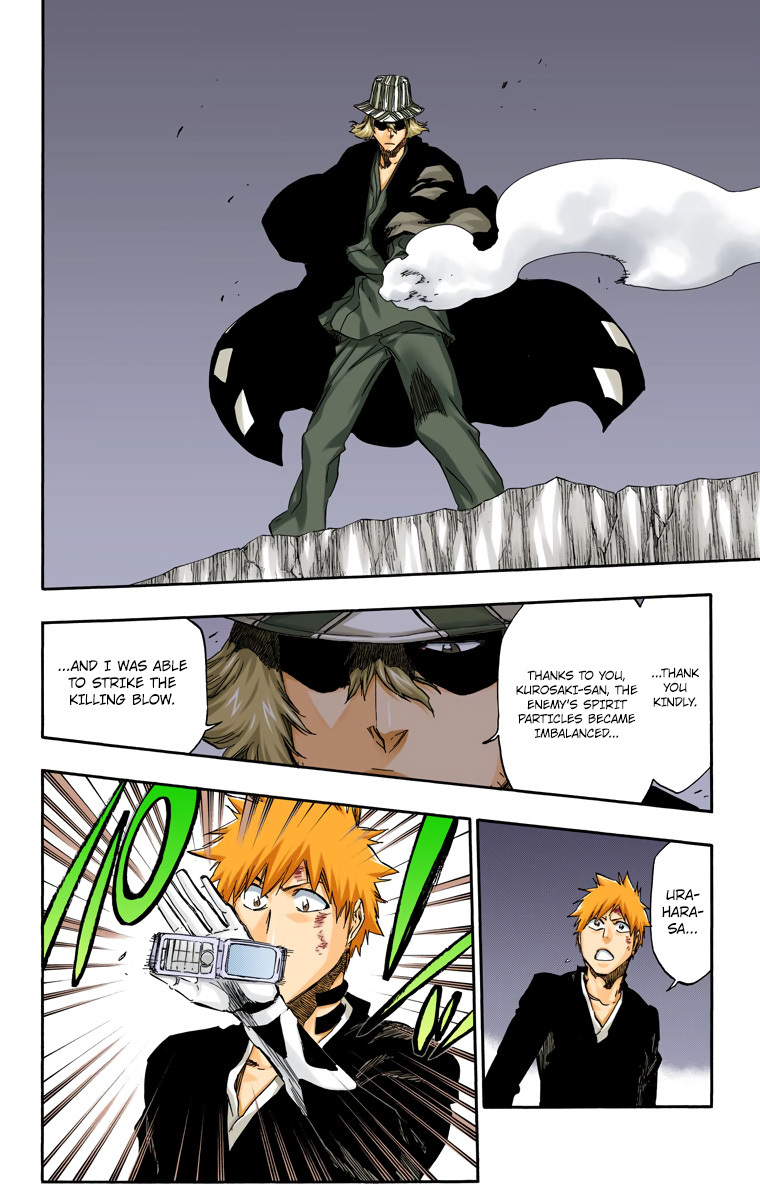 Bleach manga, chapter 498, page 17 of 19