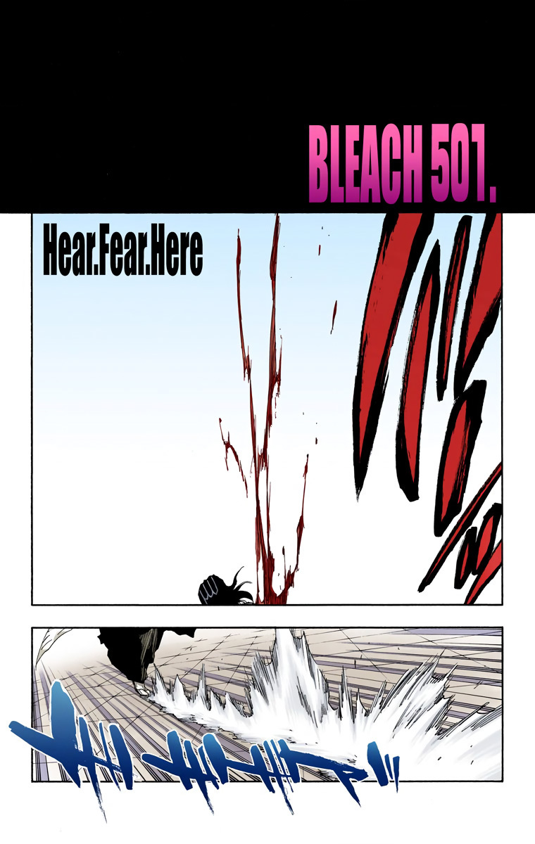 Bleach manga, chapter 501, page 6 of 20