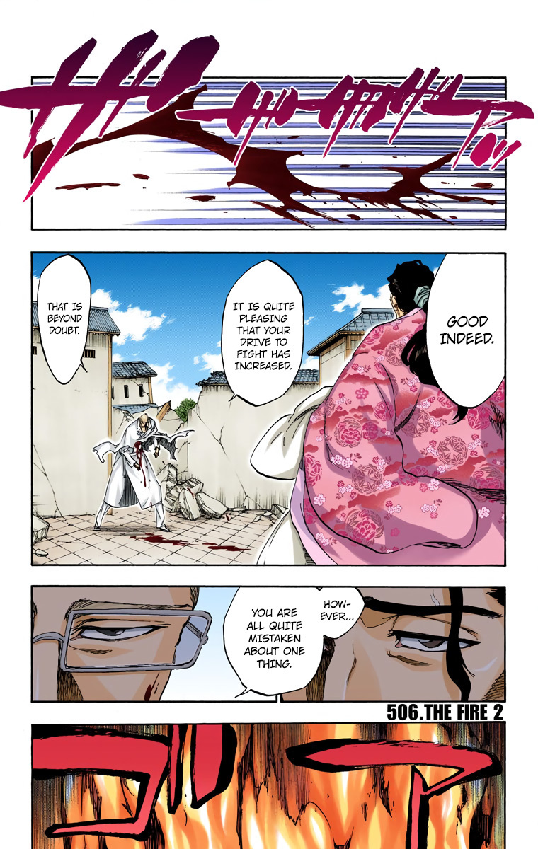 Bleach Chapter 506 page 3 - Chapter 506 : The Fire 2