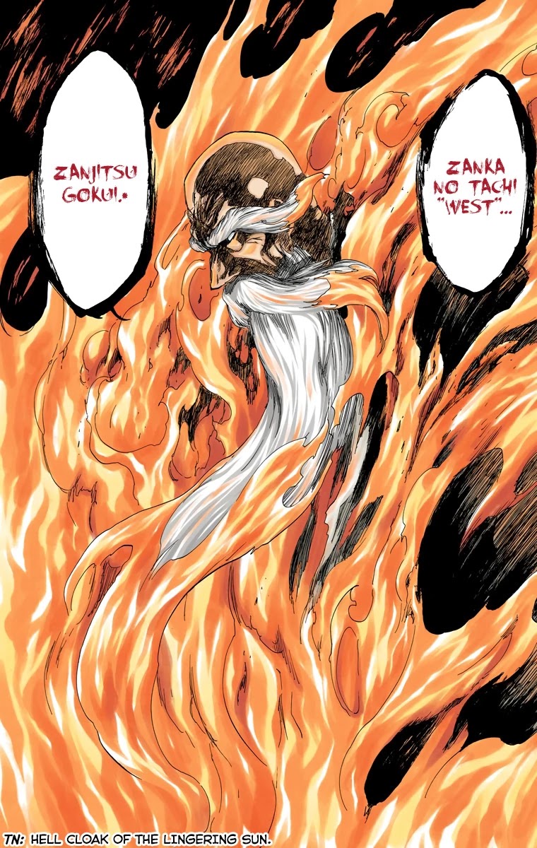 Bleach manga, chapter 507, page 17 of 19
