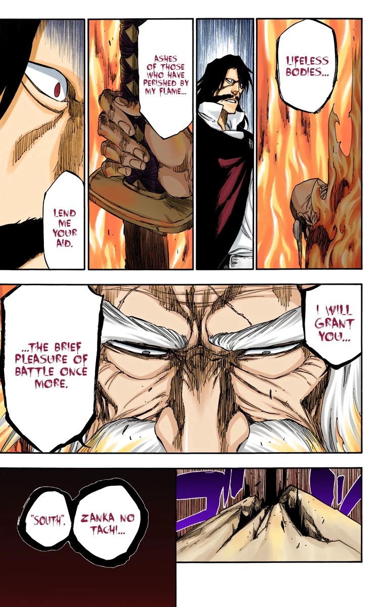 Bleach manga, chapter 508, page 15 of 17
