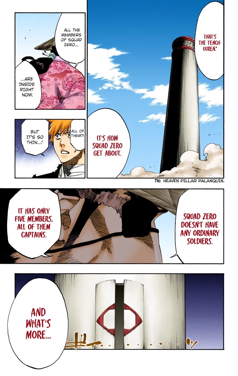 Bleach manga, chapter 516, page 16 of 18