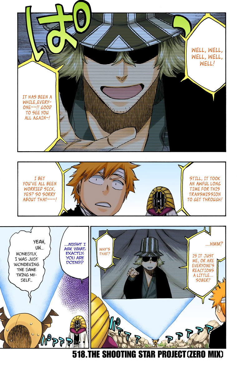 Bleach manga, chapter 518, page 3 of 19