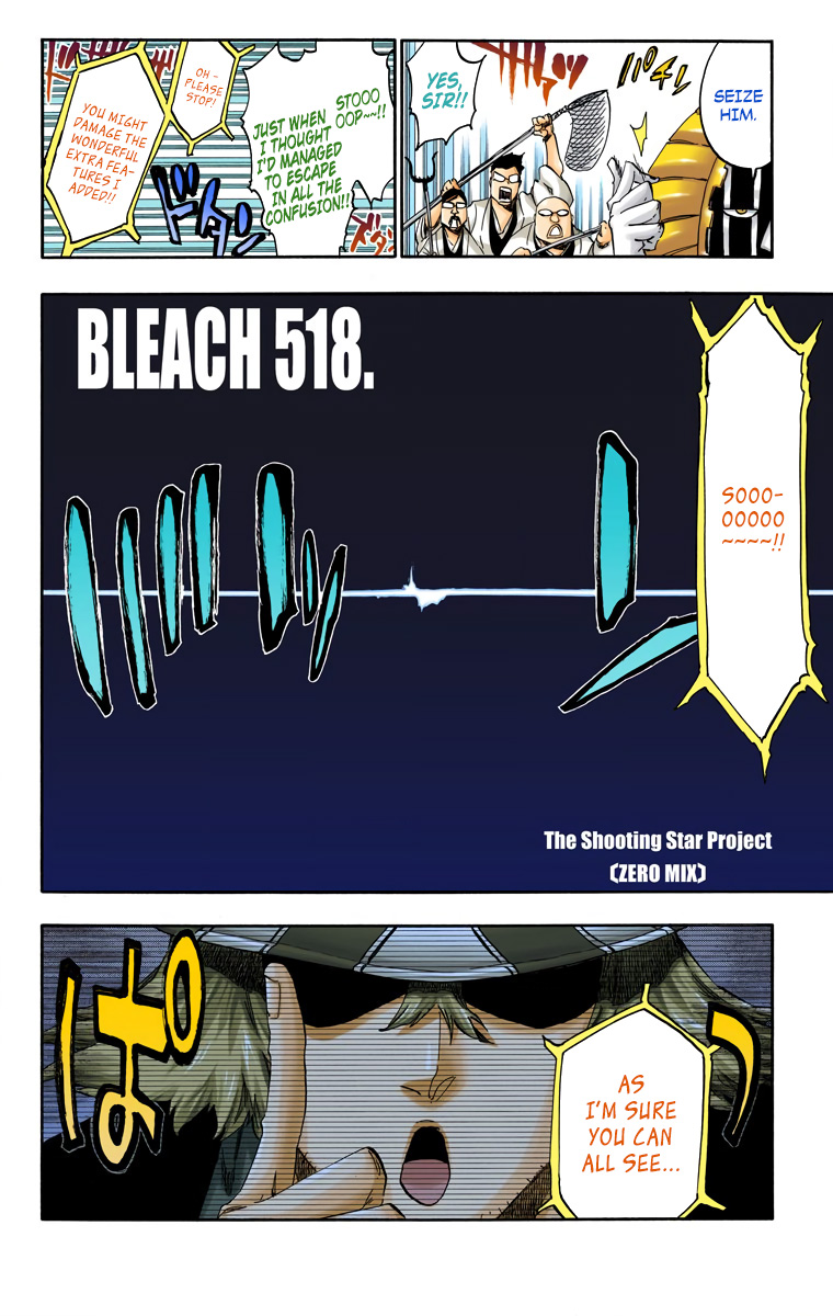 Bleach manga, chapter 518, page 4 of 19
