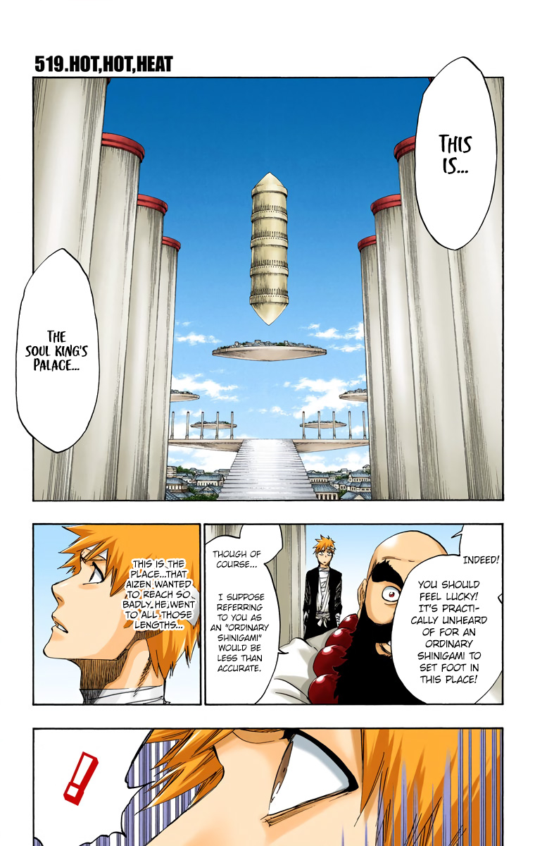 Bleach manga, chapter 519, page 3 of 19