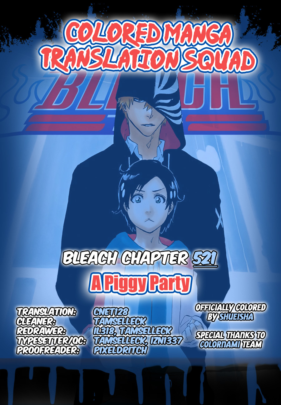 Bleach Chapter 521 page 1 - Chapter 521 : A Piggy Party