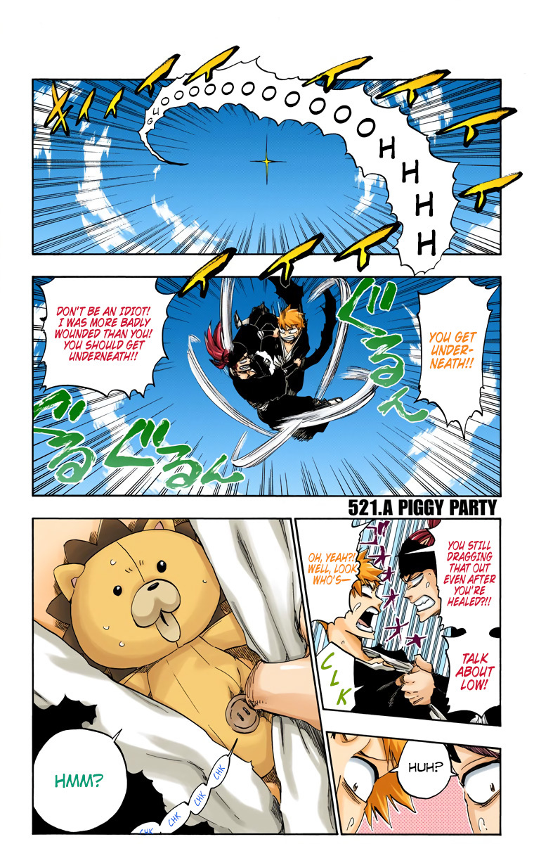 Bleach Chapter 521 page 3 - Chapter 521 : A Piggy Party