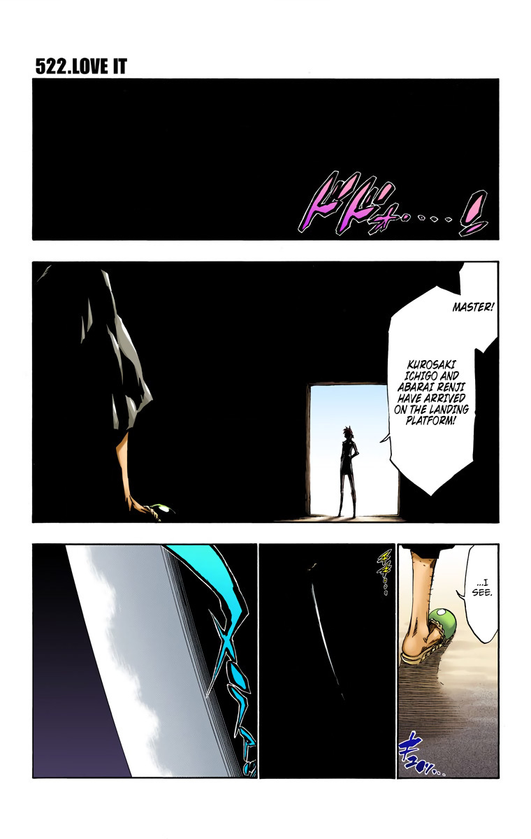 Bleach manga, chapter 522, page 2 of 19