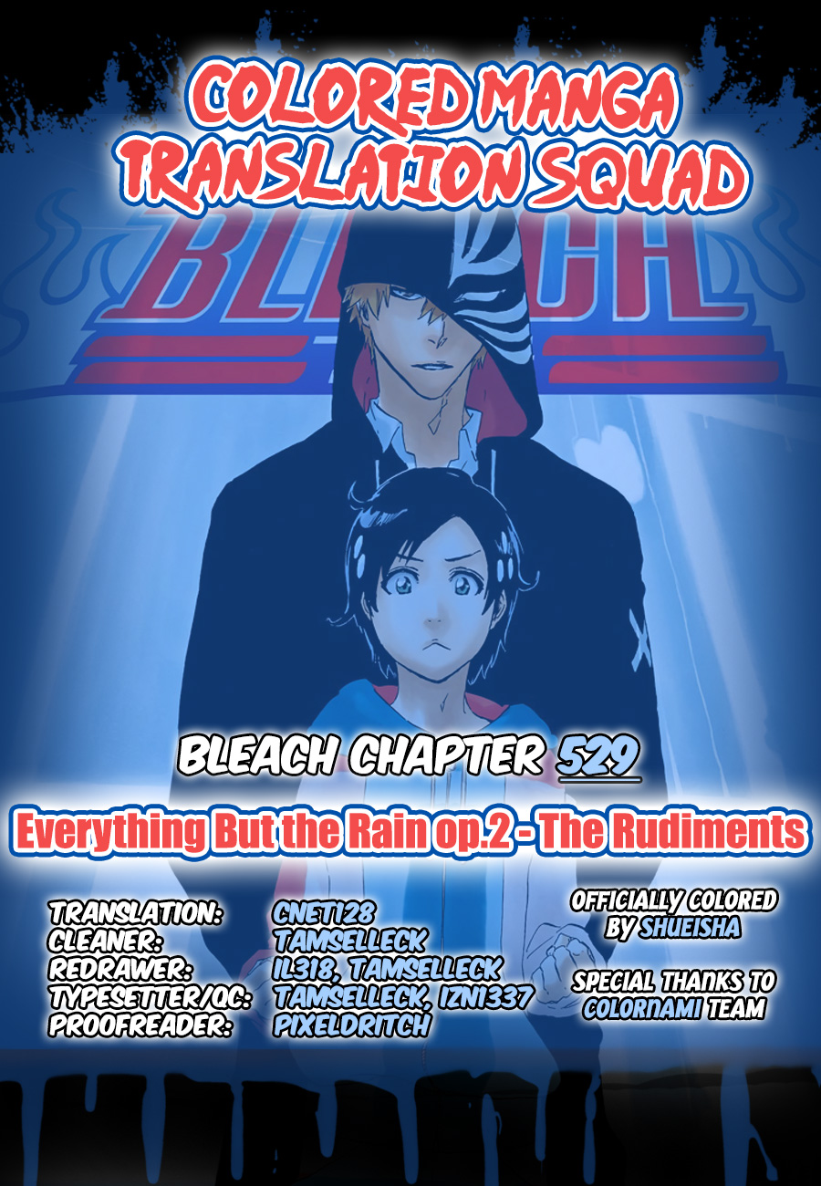 Bleach Chapter 529 page 2 - Chapter 529 : Everything But the Rain Op.2 "The Rudiments"