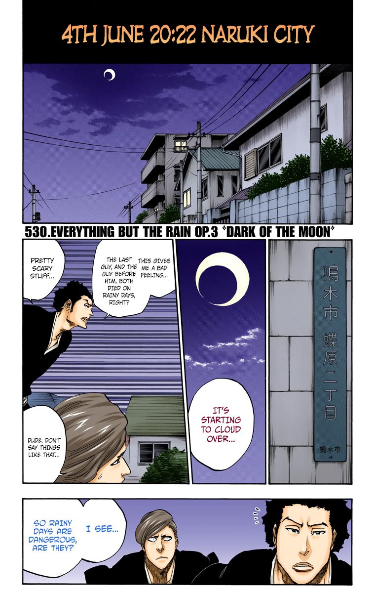 Bleach Chapter 530 page 19 - Chapter 530 : Everything But the Rain Op.3 "Dark of the Moon"