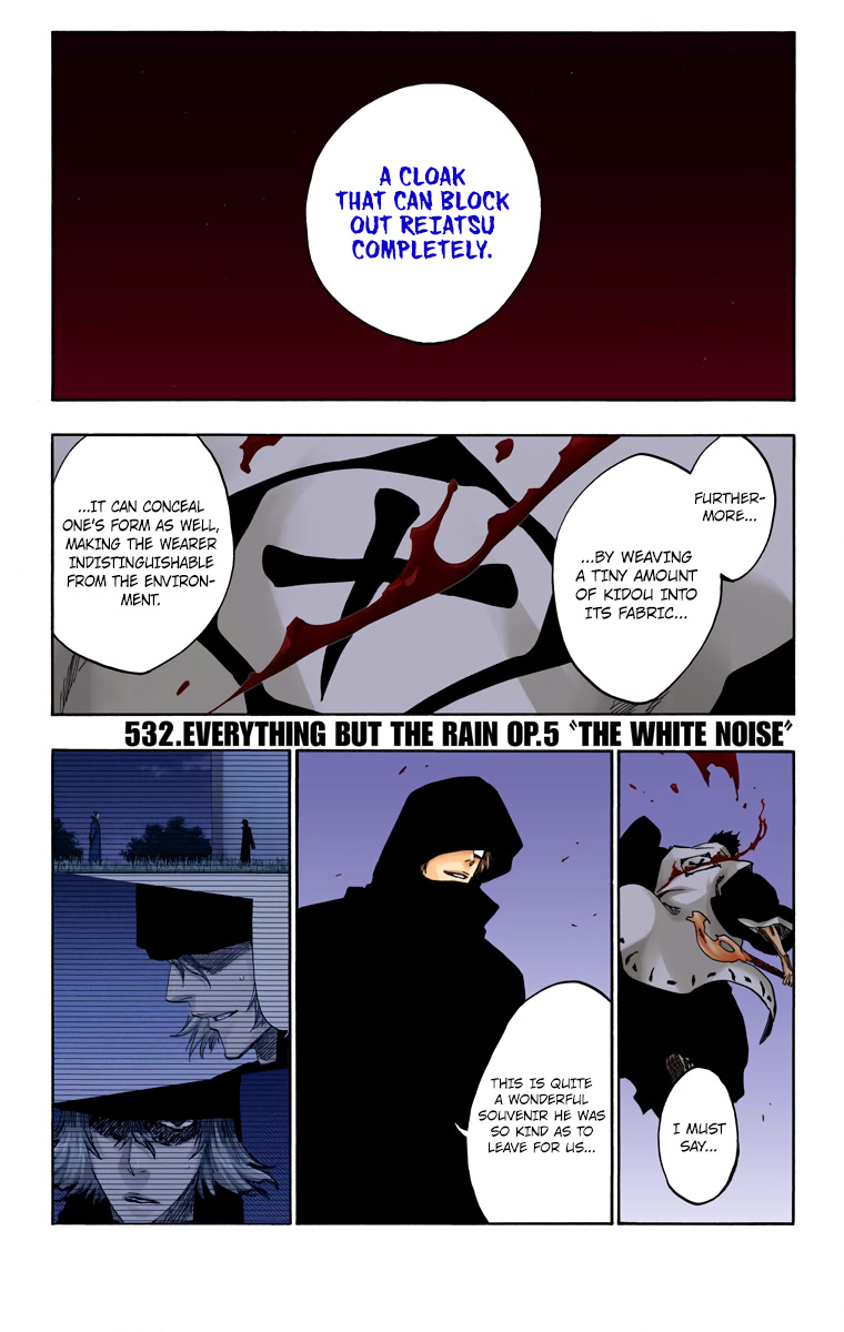 Bleach manga, chapter 532, page 2 of 19