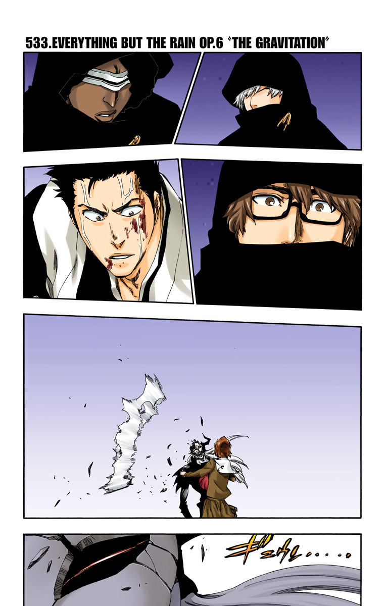 Bleach Chapter 533 page 2 - Chapter 533 : Everything But the Rain Op.6 "The Gravitation"