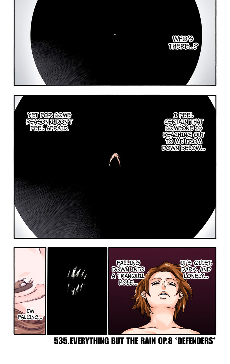 Bleach Chapter 535 page 2 - Chapter 535 : Everything But the Rain Op.8 "Defenders"