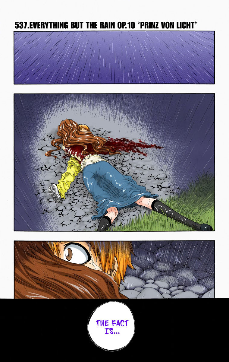Bleach manga, chapter 537, page 17 of 18