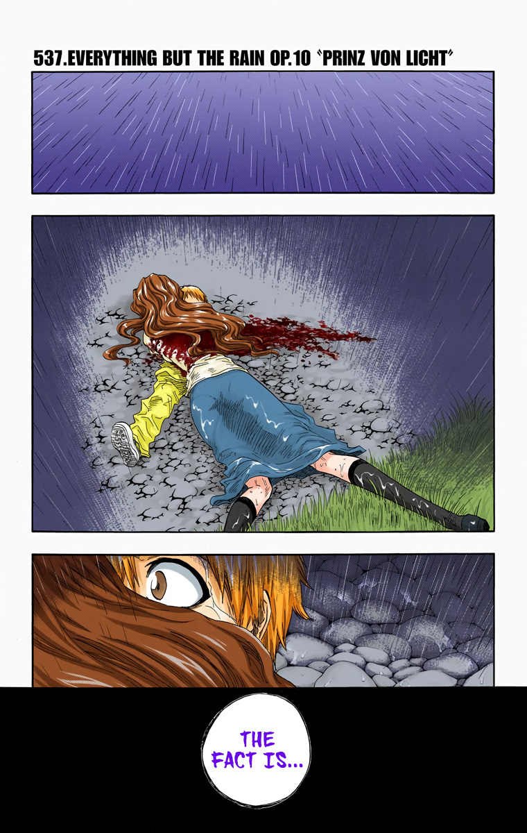 Bleach manga, chapter 537, page 2 of 18