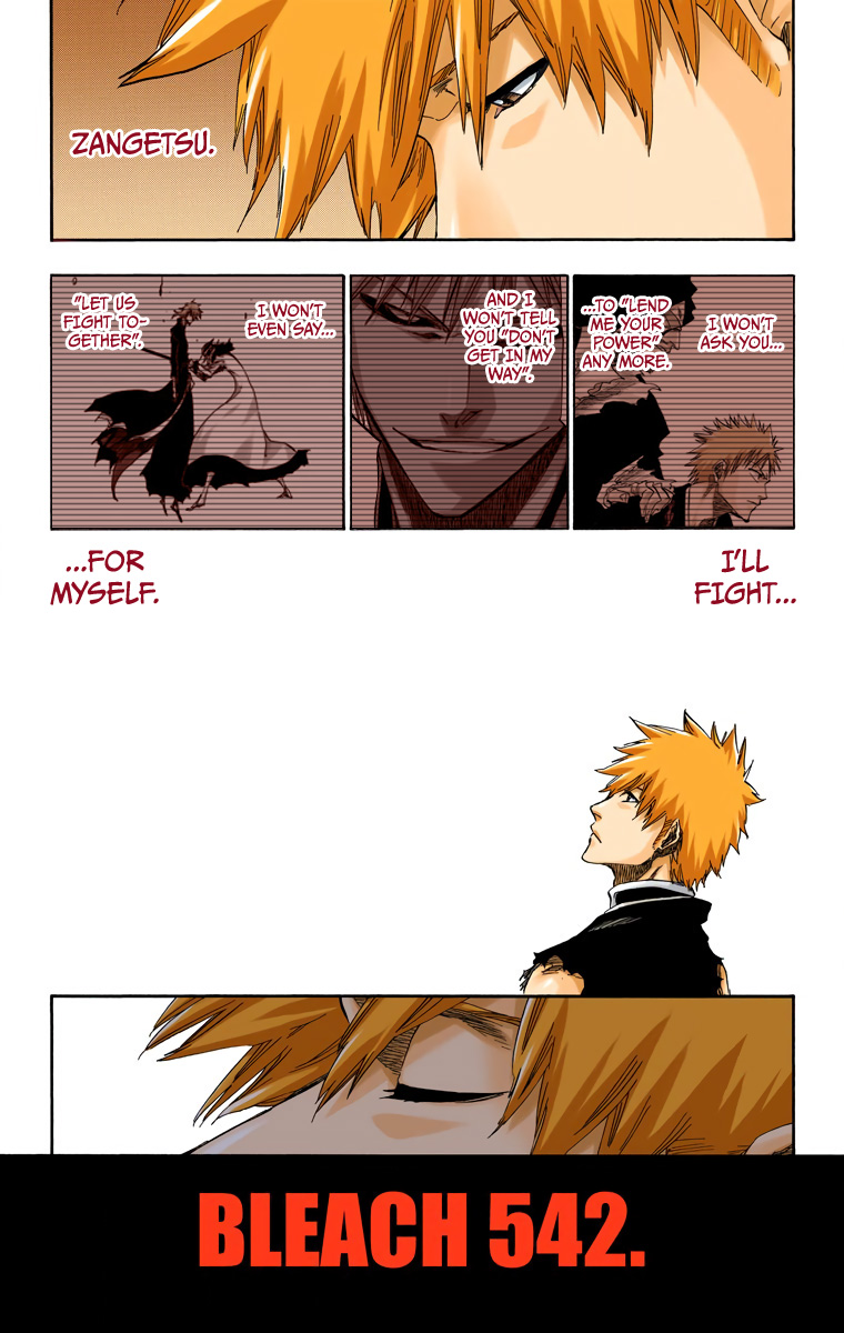 Bleach manga, chapter 542, page 13 of 17