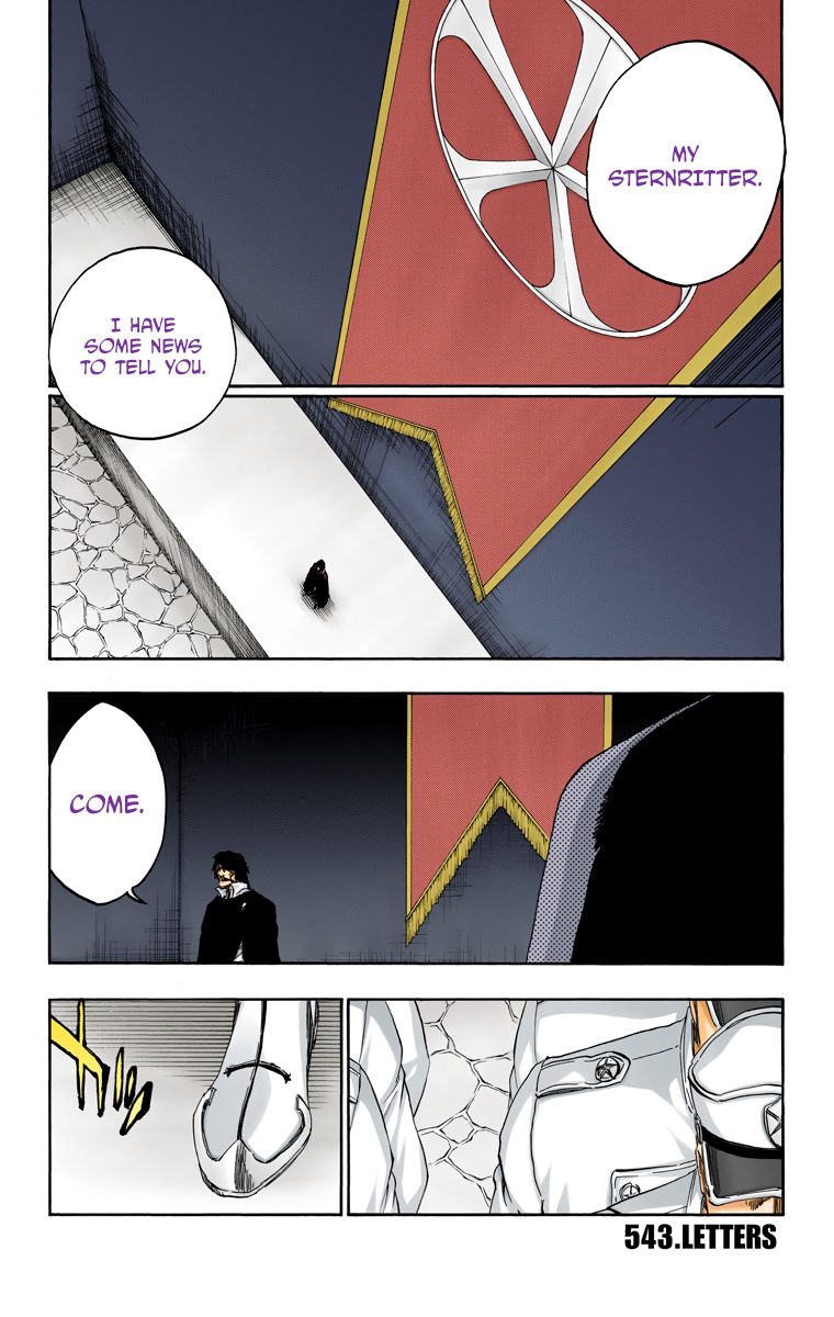Bleach Chapter 543 page 3 - Chapter 543: Letters