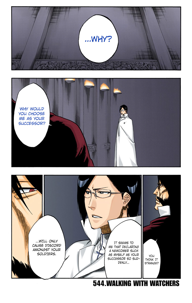 Bleach Chapter 544 page 2 - Chapter 544: Walking With Watchers