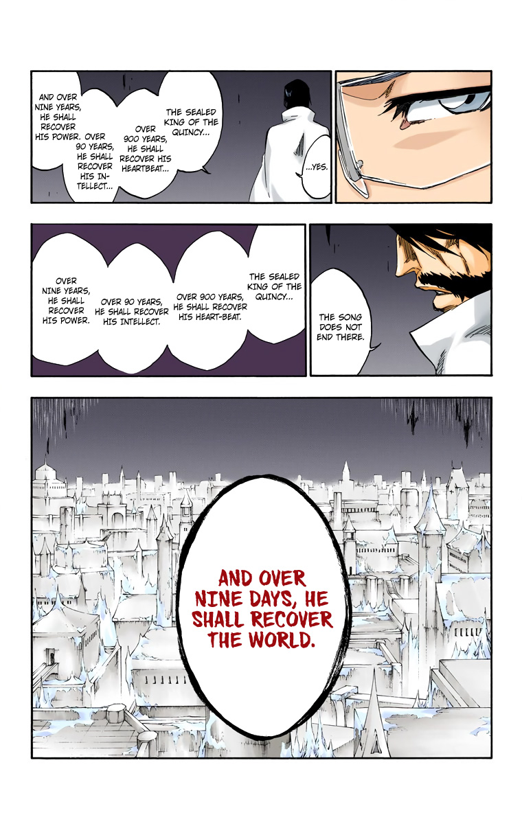Bleach manga, chapter 546, page 15 of 17