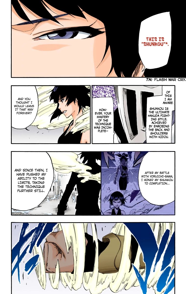 Bleach manga, chapter 549, page 13 of 19