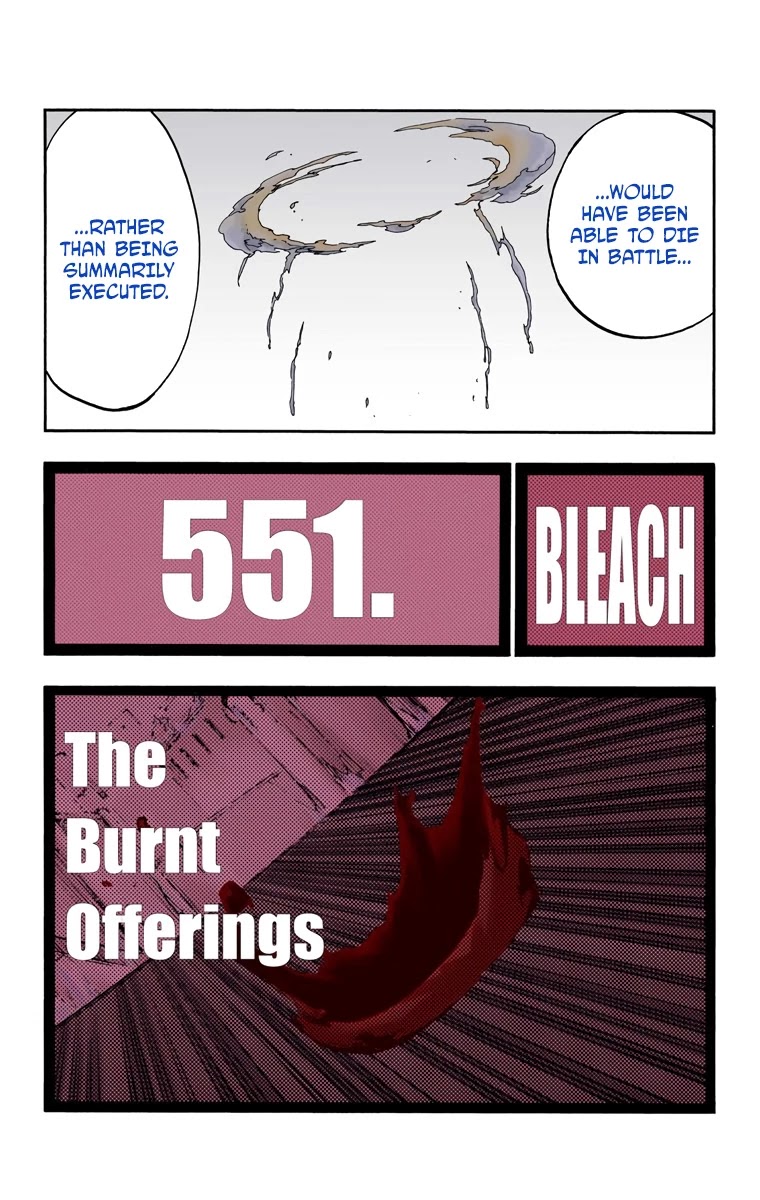 Bleach Chapter 551 page 7 - Chapter 551: The Burnt Offerings