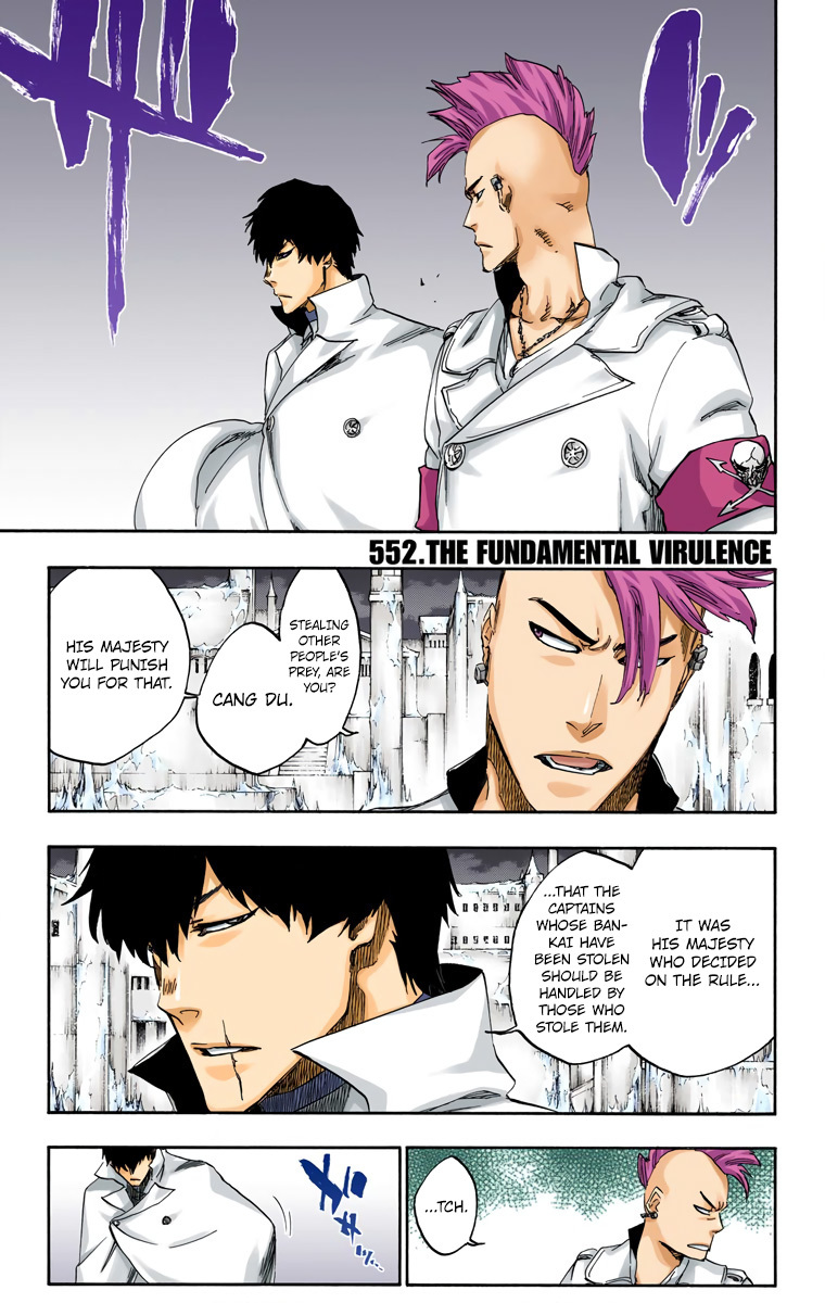 Bleach manga, chapter 552, page 2 of 19