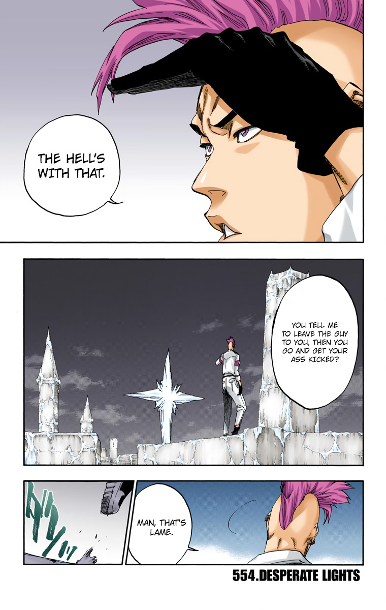 Bleach Chapter 554 page 2 - Chapter 554: Desperate Lights