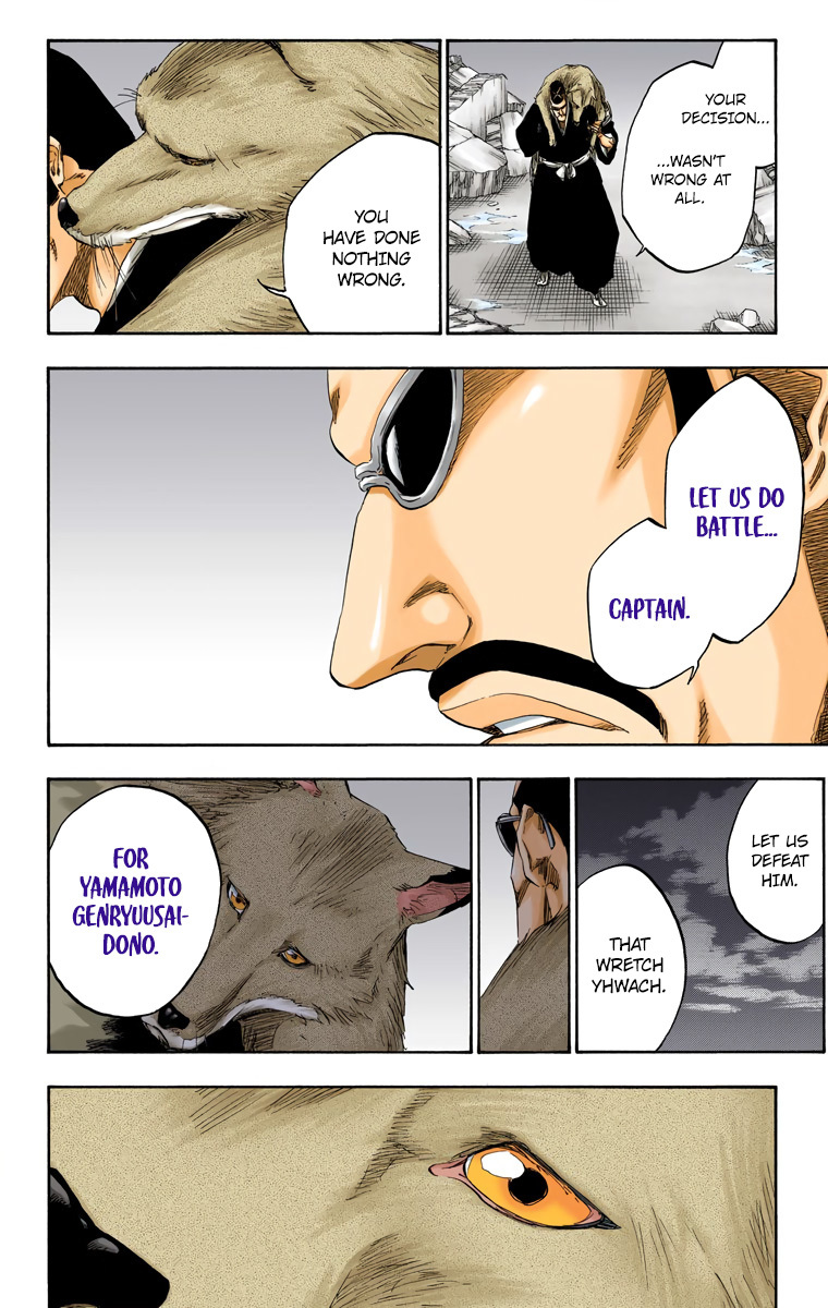Bleach manga, chapter 558, page 18 of 22
