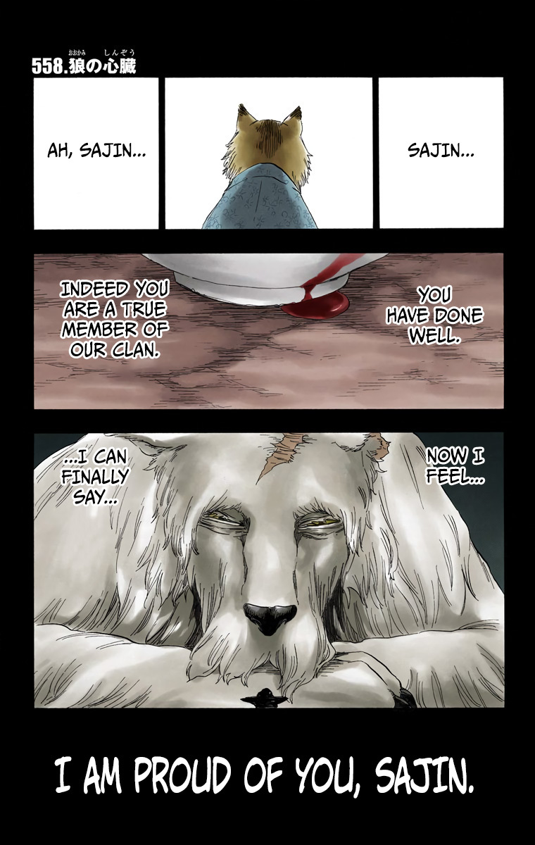 Bleach manga, chapter 558, page 2 of 22