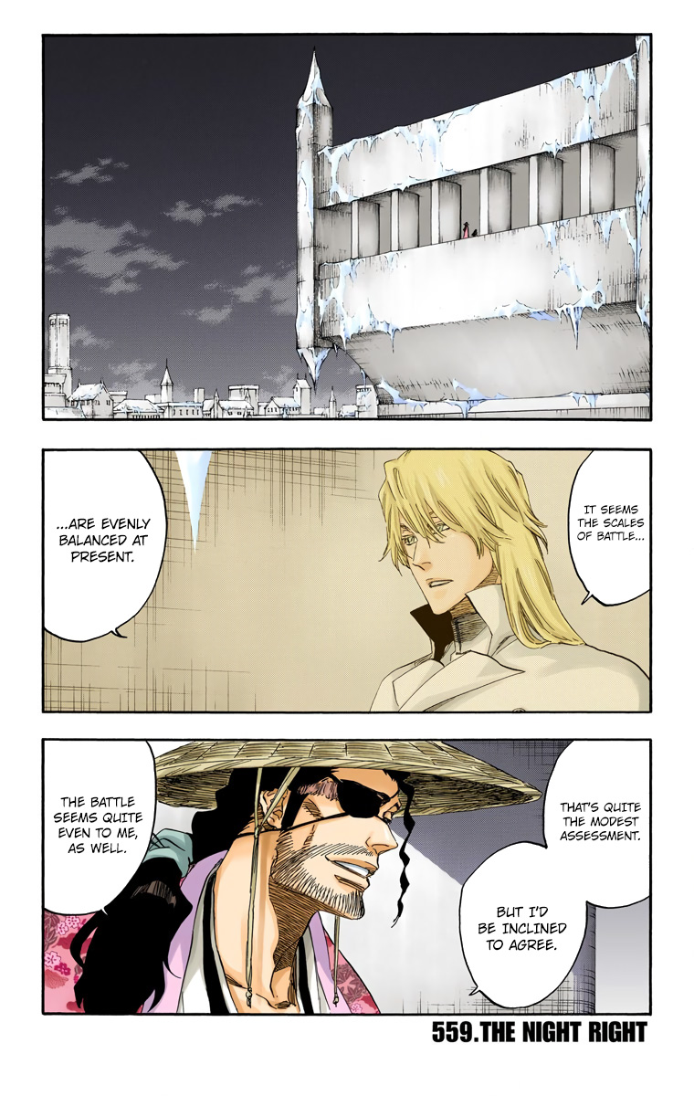 Bleach manga, chapter 559, page 2 of 19