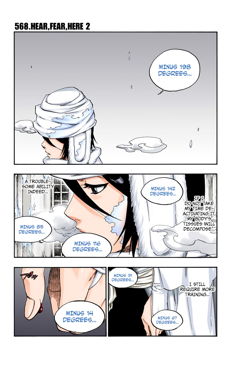 Bleach manga, chapter 568, page 2 of 18