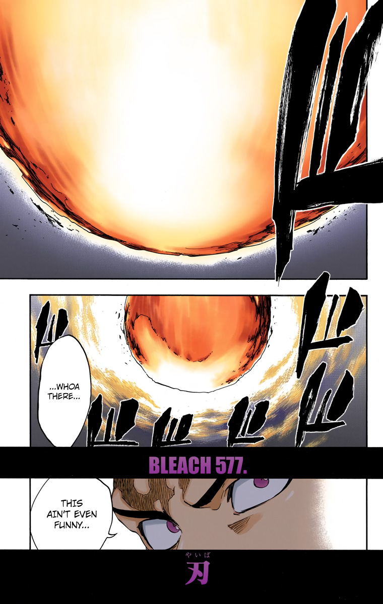 Bleach manga, chapter 577, page 2 of 17