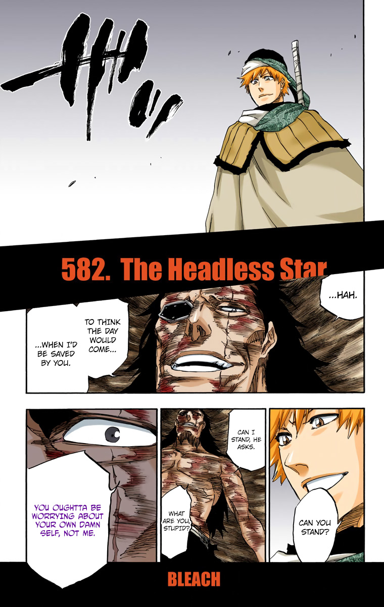 Bleach manga, chapter 582, page 2 of 19